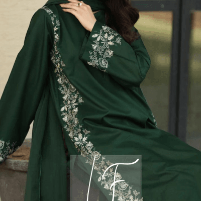 AADAB Embroidered Marina Shirt with Plain Marina Trouser